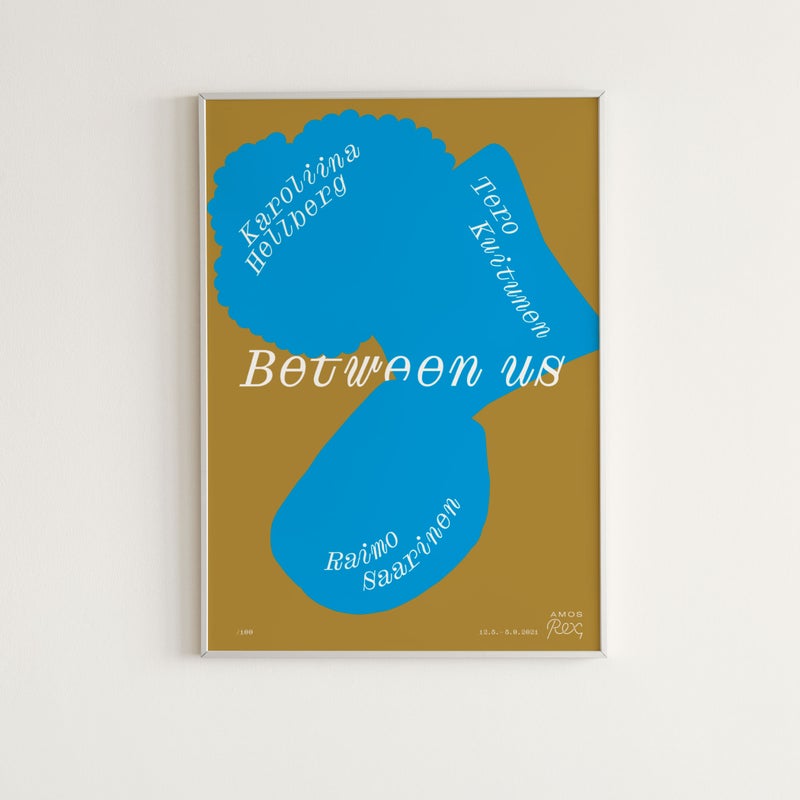 Between Us serigraphy poster